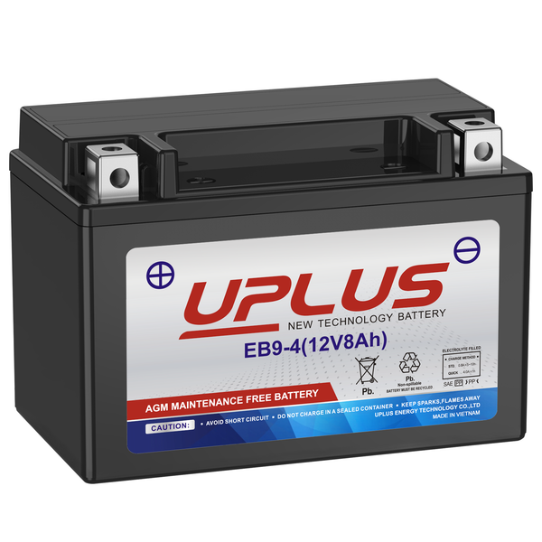 UPLUS EB9-4/YTX9-BS ATV Scooter, AGM Powersport Battery [12V 8Ah]