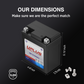 UPLUS EB7-3 Maintenance Free ATV SLA AGM Battery [12V 6Ah]