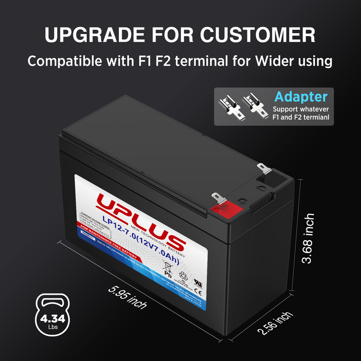 UPLUS 12V 7Ah AGM Battery