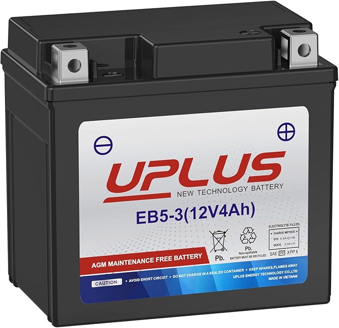 UPLUS YTX5L-BS 12V 4Ah SLA Batteries