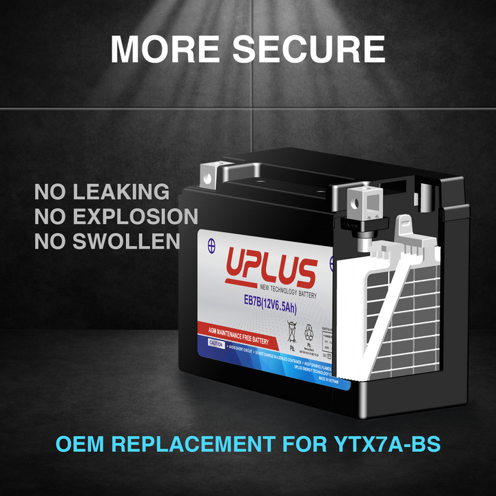 YT7B-BS 12V 6.5Ah rechargeable battery 