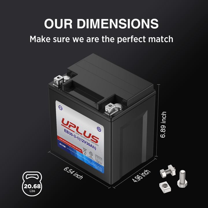 uplus YTX30L-BS battery  1-6